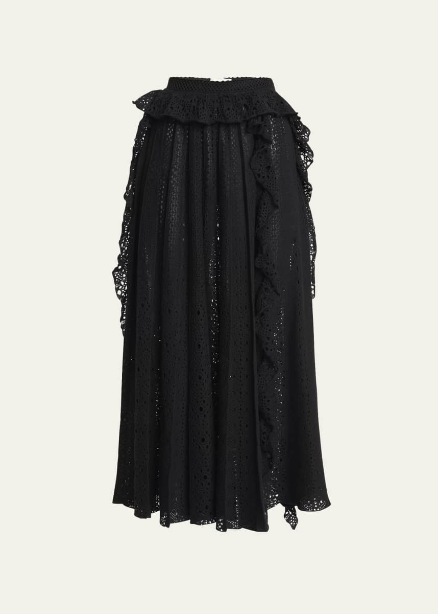 Whitley Pleated Skirt Black – Carolina