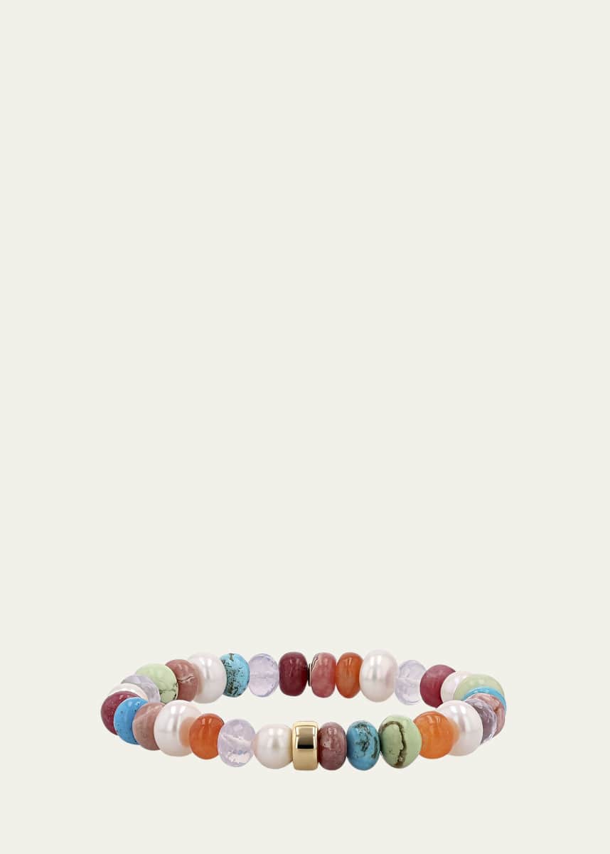Sheryl Lowe 14K California Days Mixed Bead Bracelet