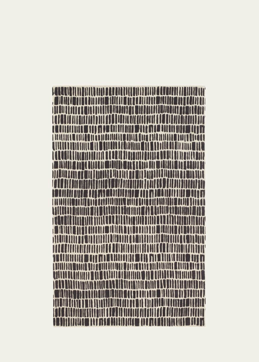 Annie Selke Roark Charcoal Hand-Tufted Rug, 3' x 5'