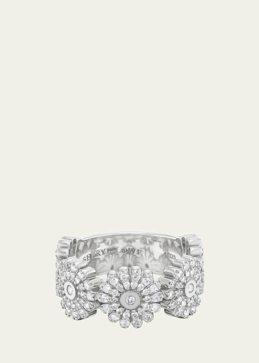 Sheryl Lowe Pave Diamond Daisy Band