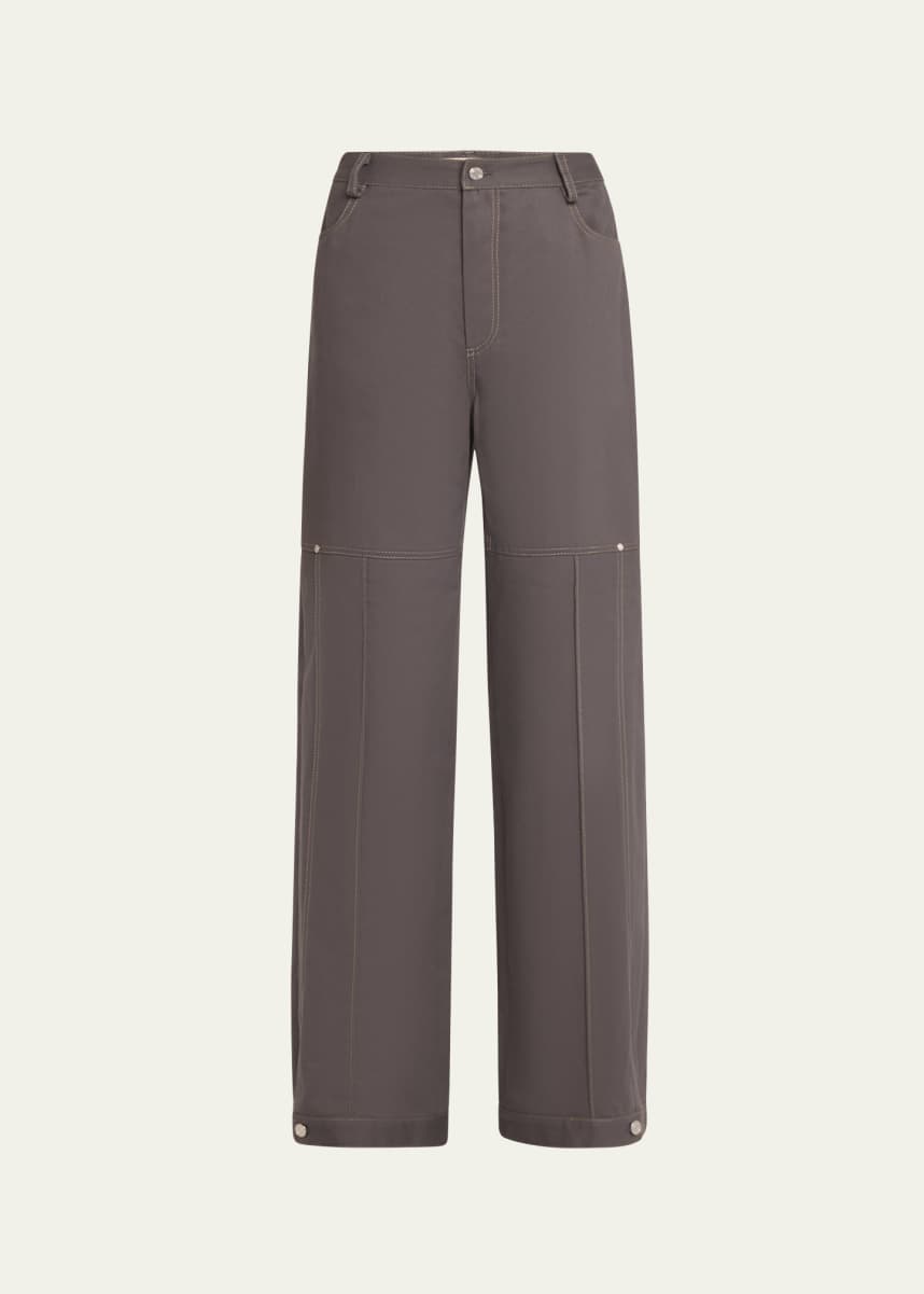 Jane Wade Slit Hem Jeans
