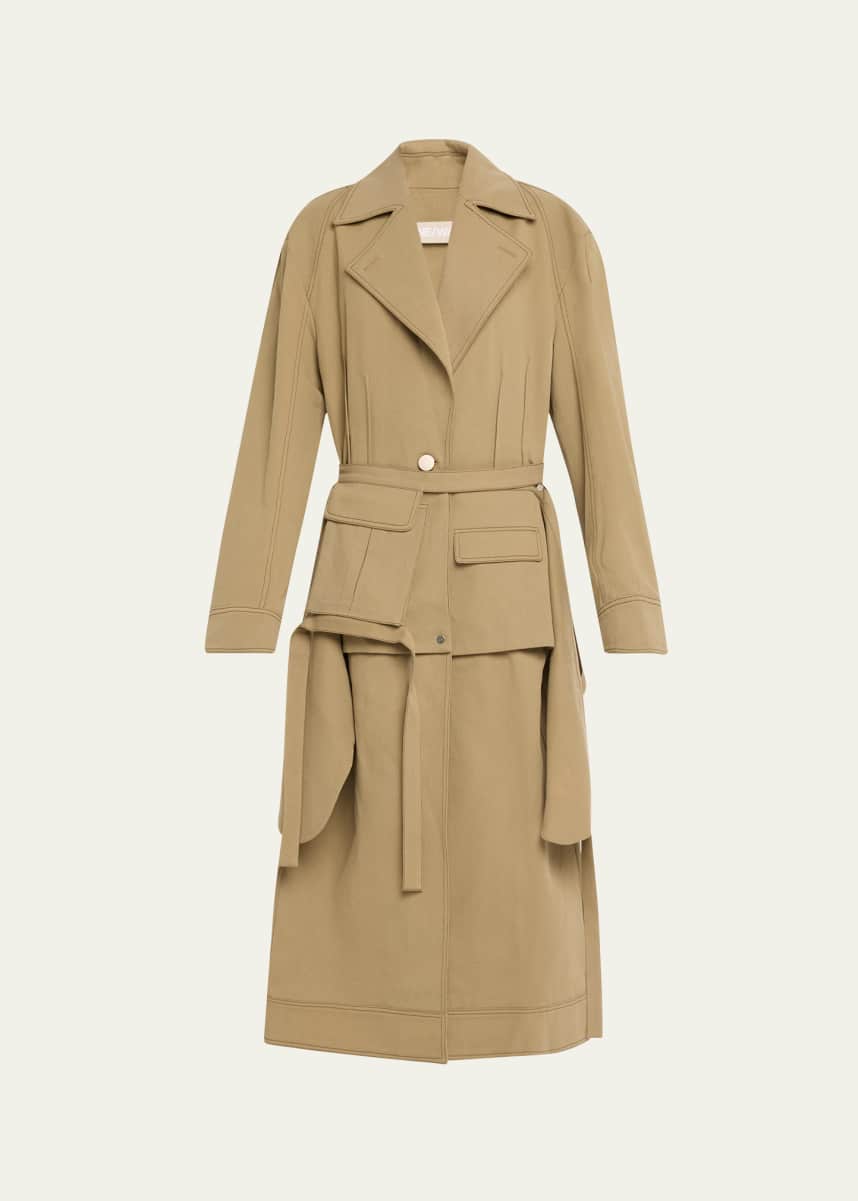 Jane Wade Denim Trench Coat