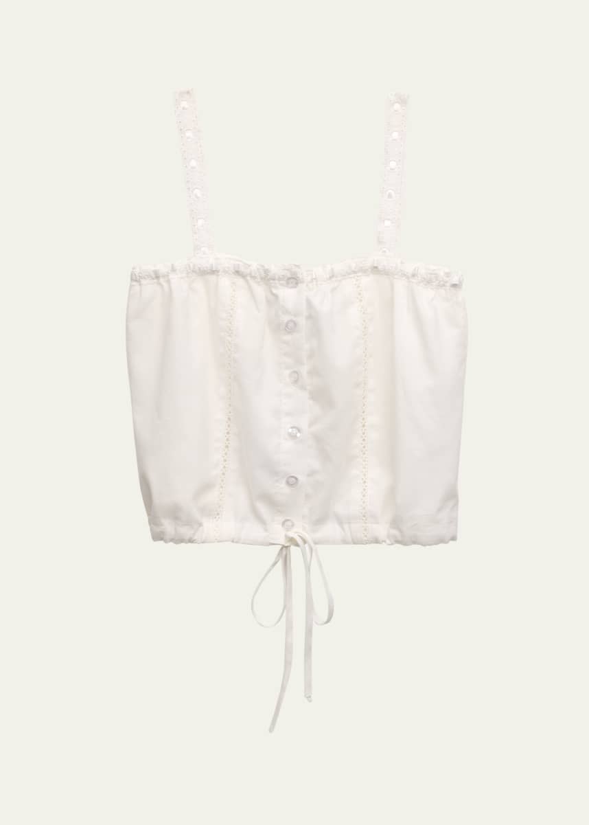 KatieJ NYC Girl's Willow Tween Lace Insert Cami, Size S-XL