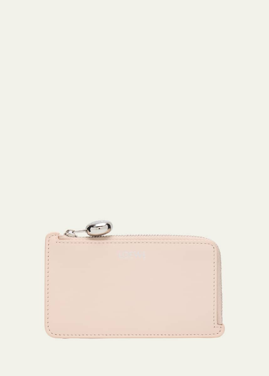 Loewe Pebble Zip Leather Card Holder