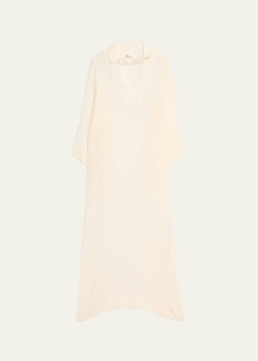 Lisa Marie Fernandez Gauze Kaftan Coverup