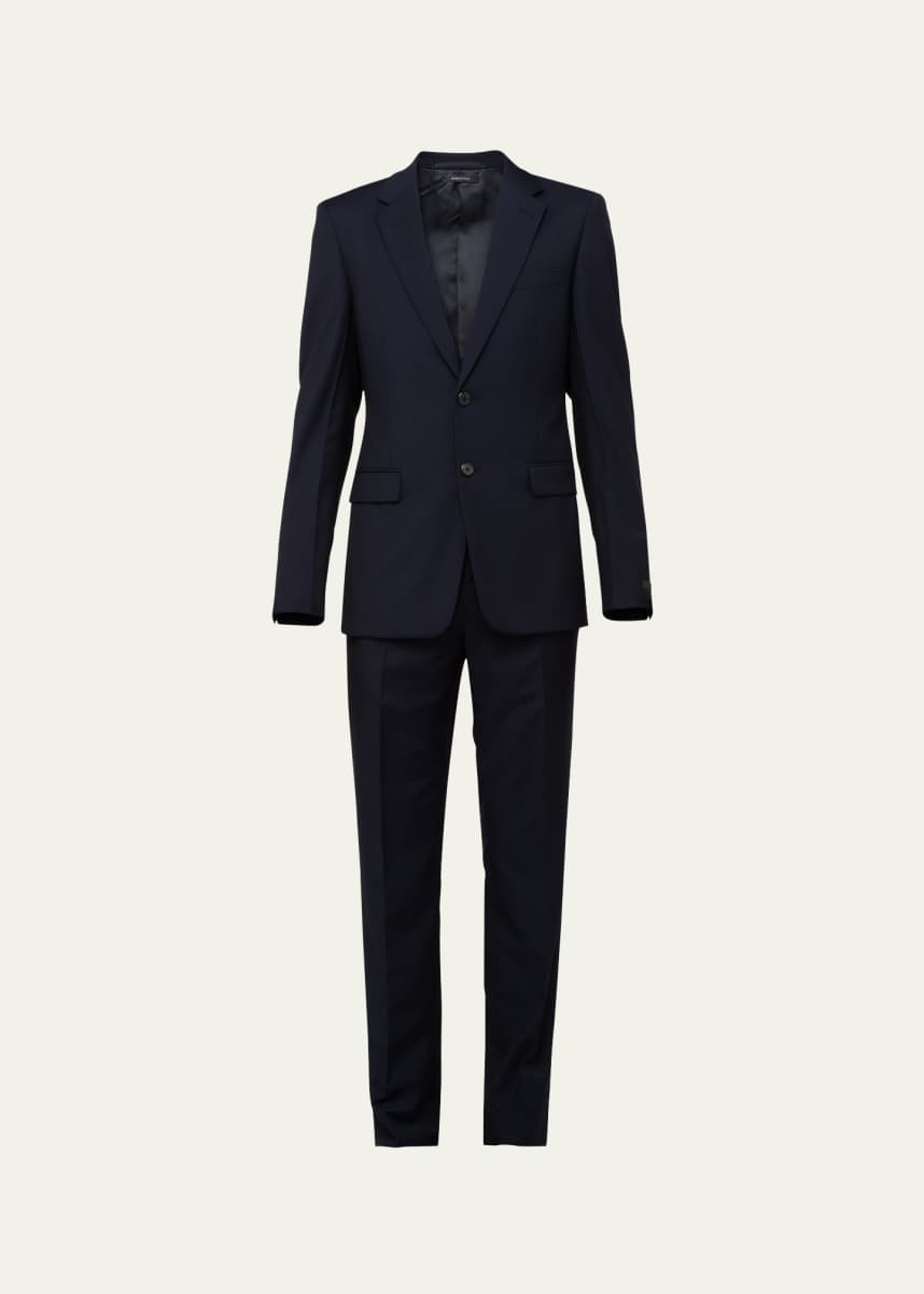 Prada Men's Solid Wool-Mohair Suit