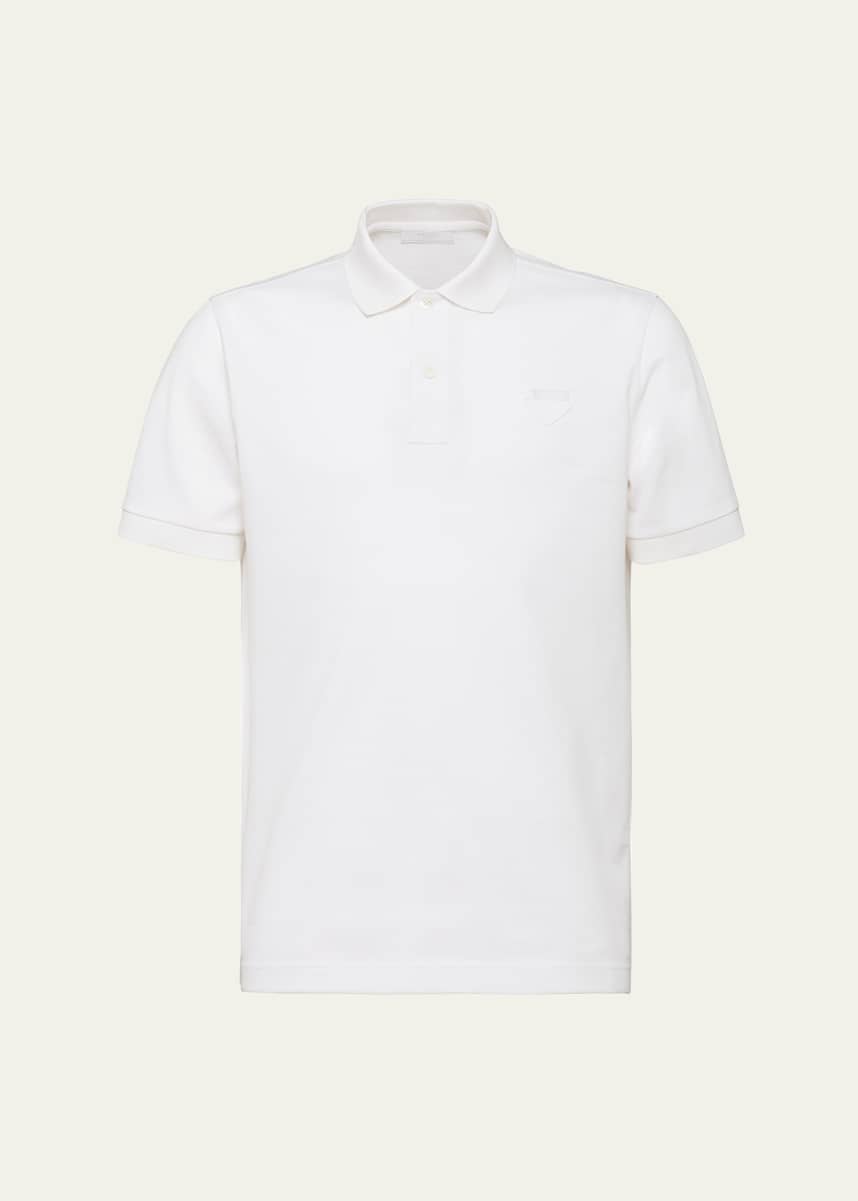 Prada Men's Pique Polo Shirt