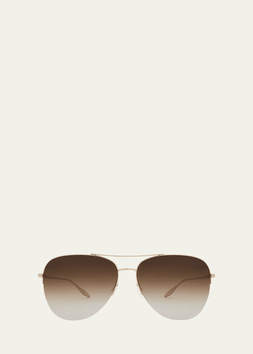 Barton perreira chevalier titanium aviator sunglasses new arrivals