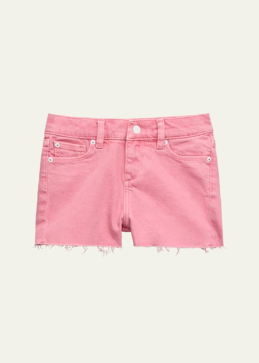 DL1961 Girl's Lucy Cutoff Denim Shorts, Size 2-6