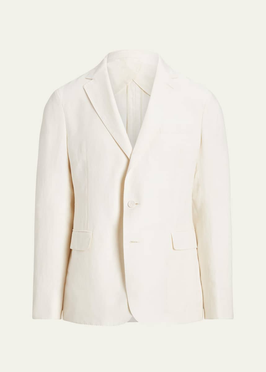 Ralph Lauren Purple Label Men's Haldey Silk and Line Single-Breasted Dinner Jacket