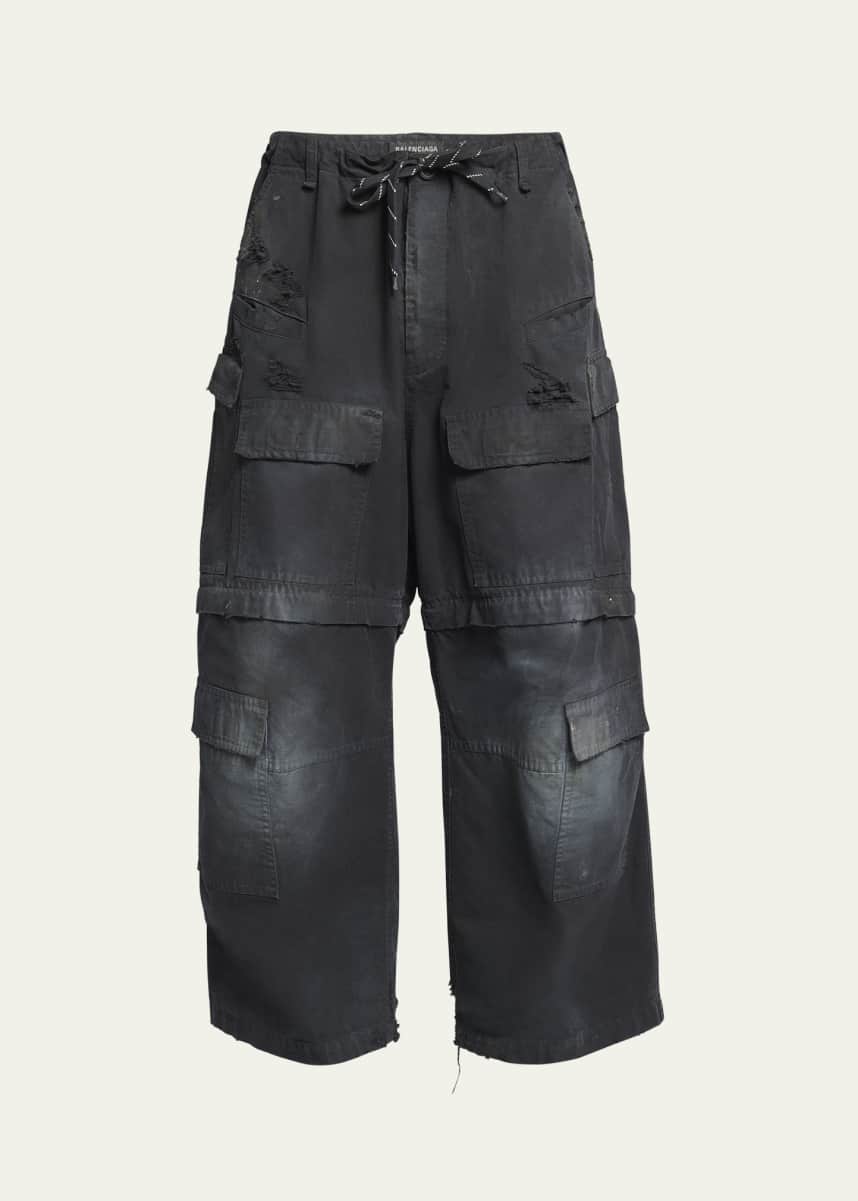 Balenciaga Men's Large Cargo Pants