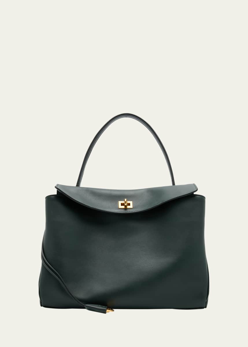 Balenciaga Rodeo Medium Leather Top-Handle Bag