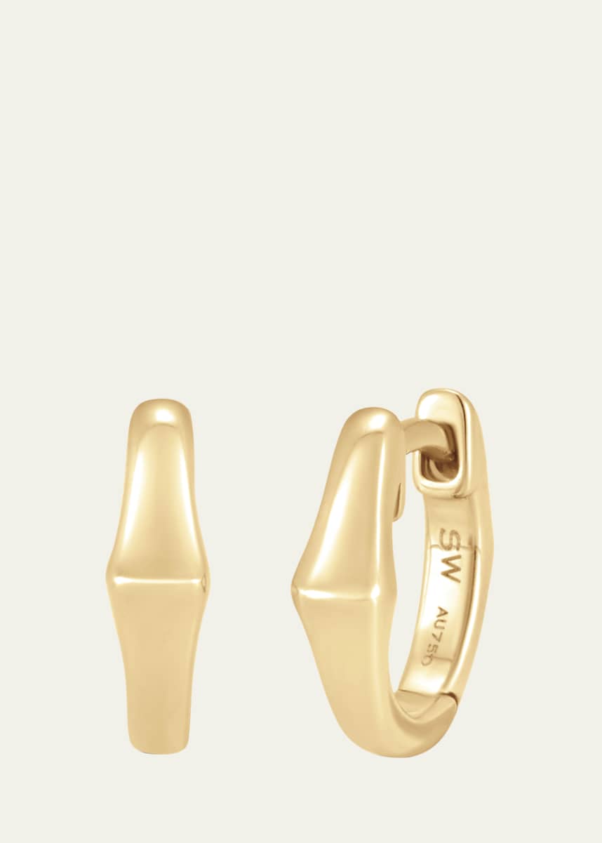 Sara Weinstock 18K Yellow Gold Lucia Huggie Earrings