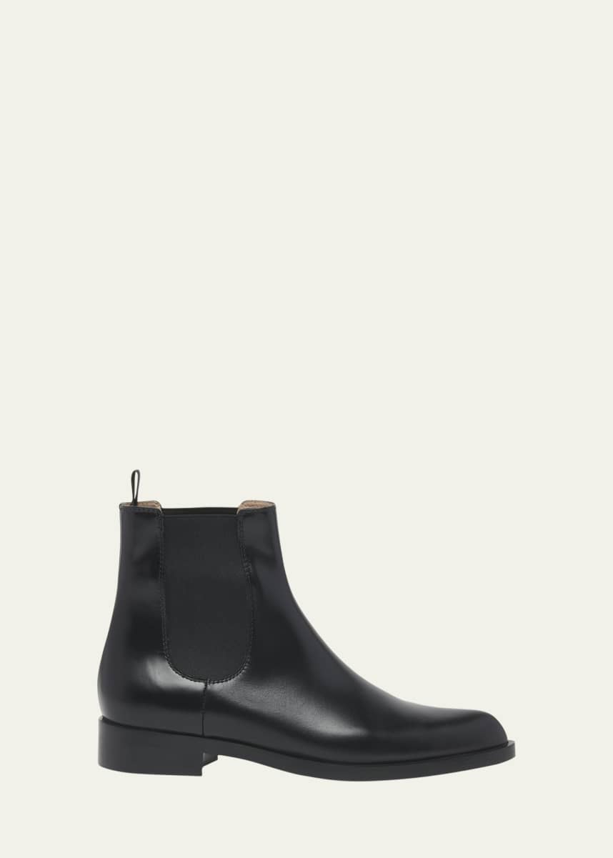 Gianvito Rossi Dover Leather Chelsea Ankle Boots