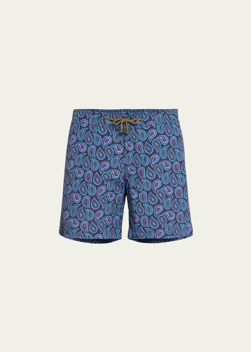 Charvet X Thorsun Men's Large Paisley Swim Shorts
