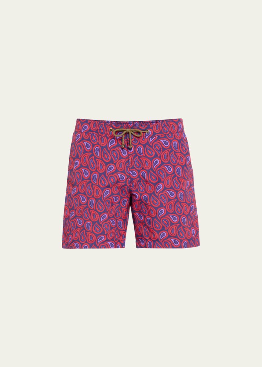 Charvet X Thorsun Men's Large Paisley Swim Shorts