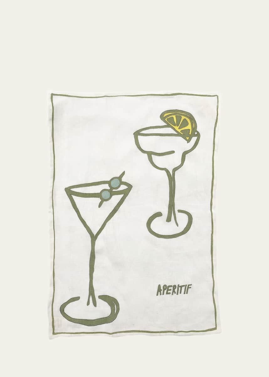 Amuse La Bouche Apertif Linen Tea Towel