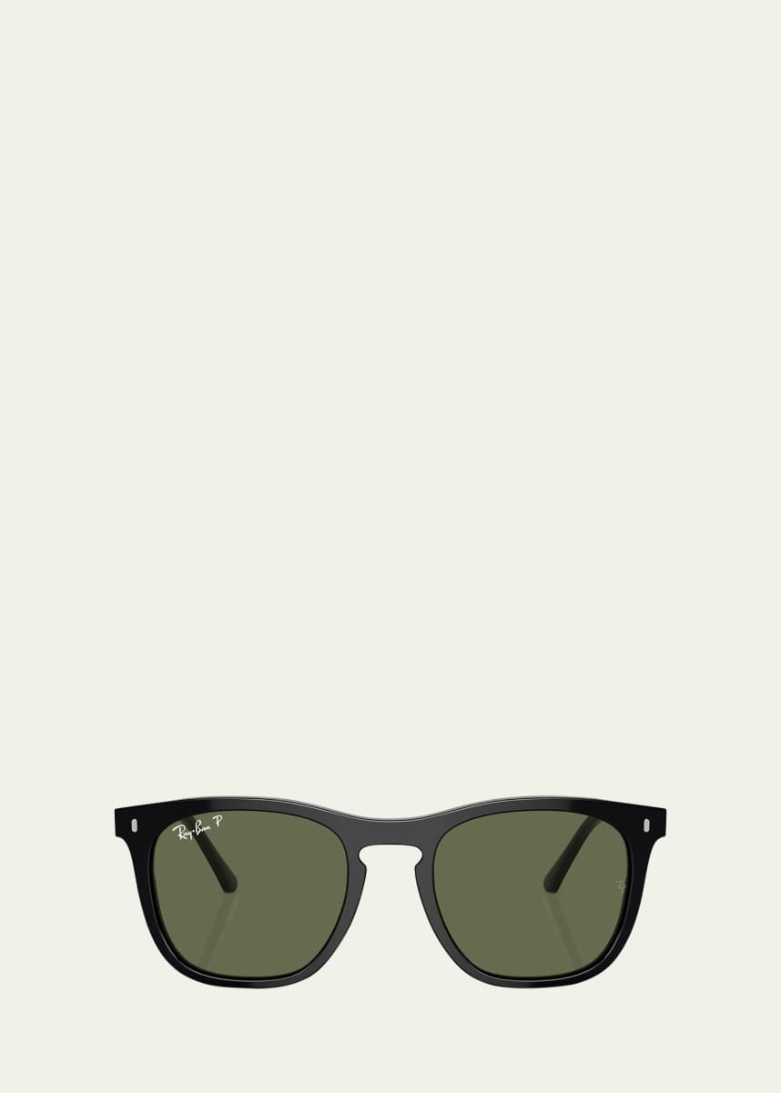 Ray-Ban Polarized Keyhole Plastic Square Sunglasses, 53mm