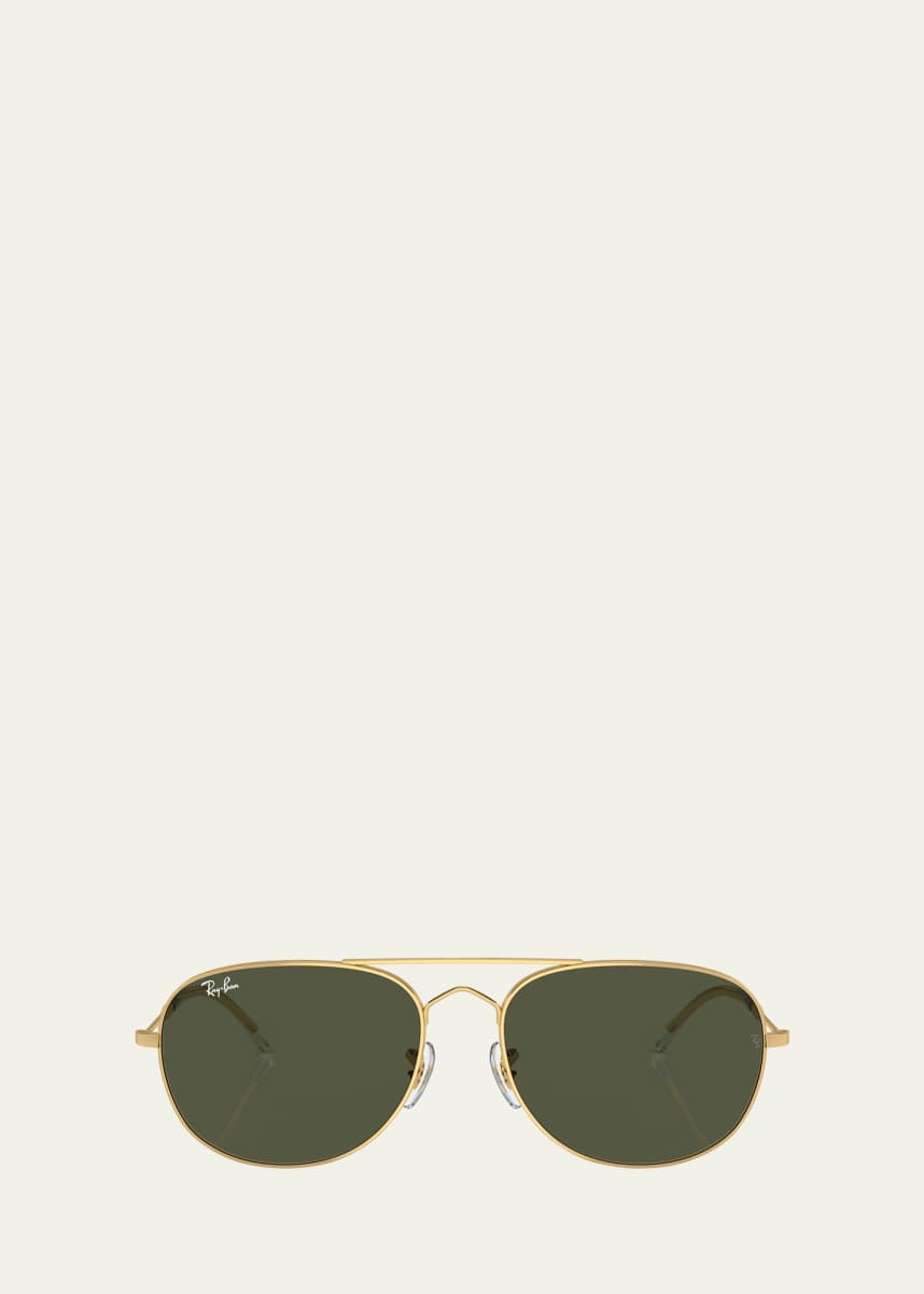 Ray-Ban Bain Bridge Metal Aviator Sunglasses, 57mm