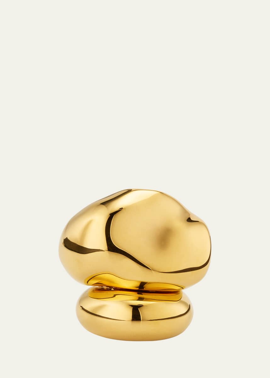 Alexander McQueen Brass Stacked Ring