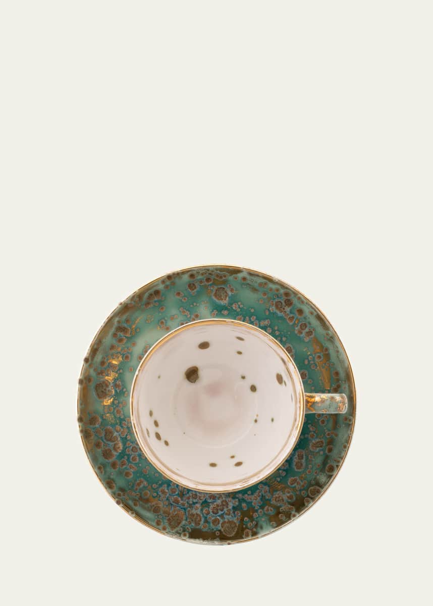 Coralla Maiuri Villa Borghese Michelangelo Teacup & Saucer