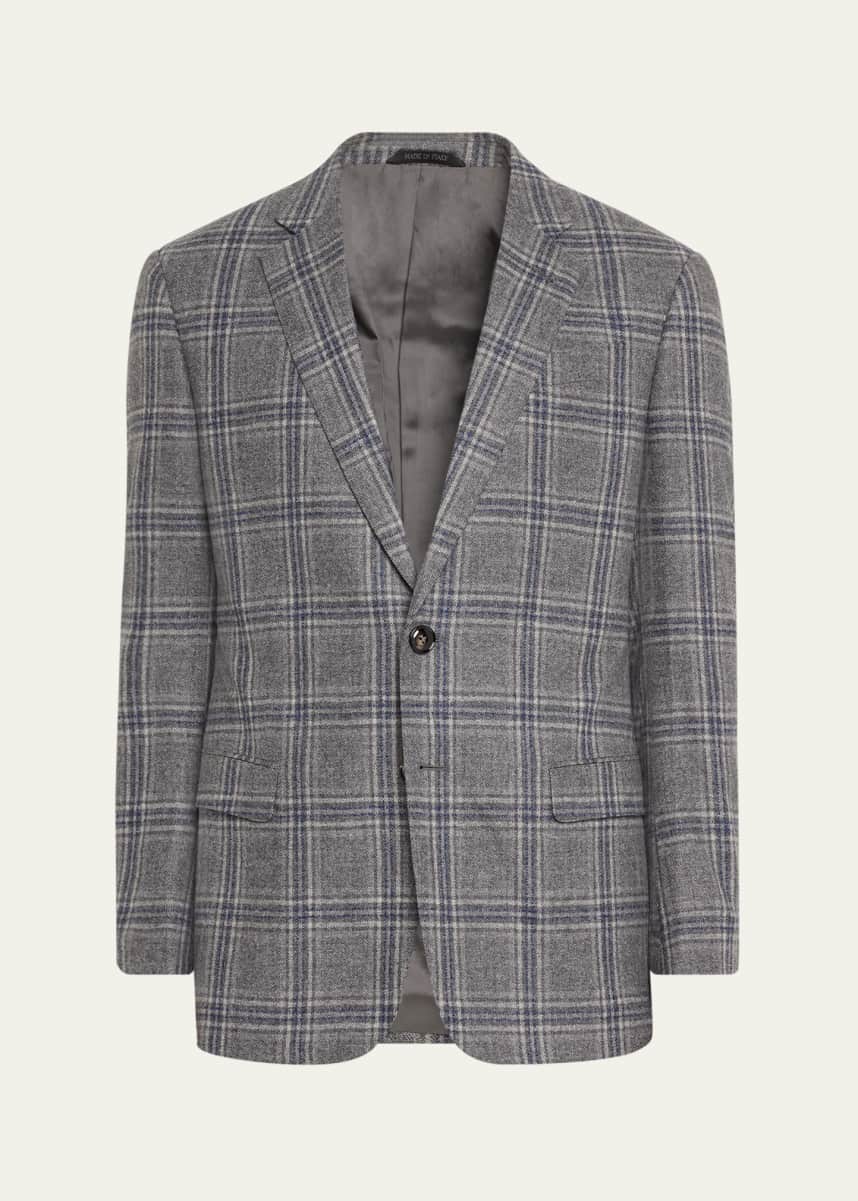 Giorgio Armani Men's Soft Plaid Sport Coat