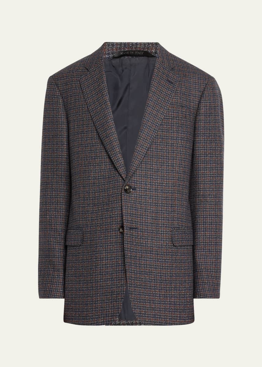 Giorgio Armani Men's Wool-Cashmere Plaid Sport Coat