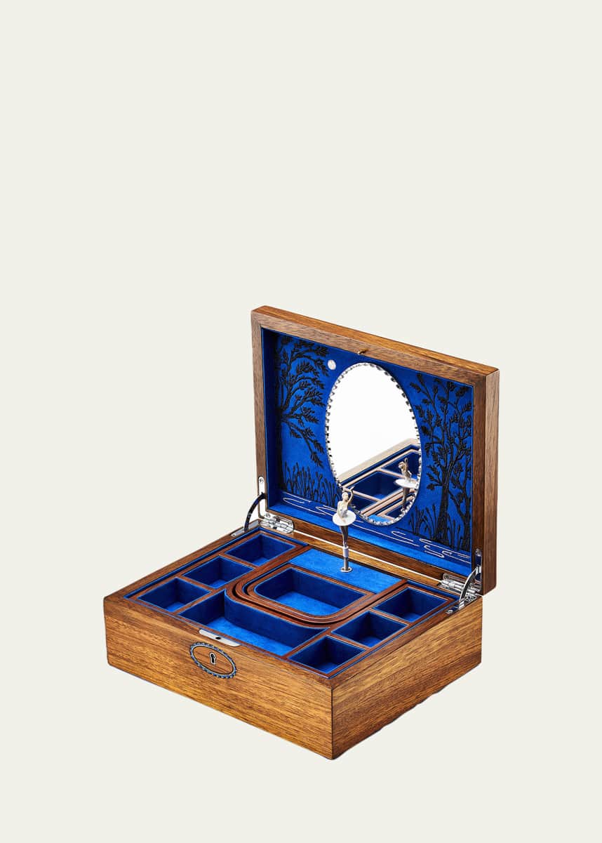 WOLF Ballet Musical Jewelry Box