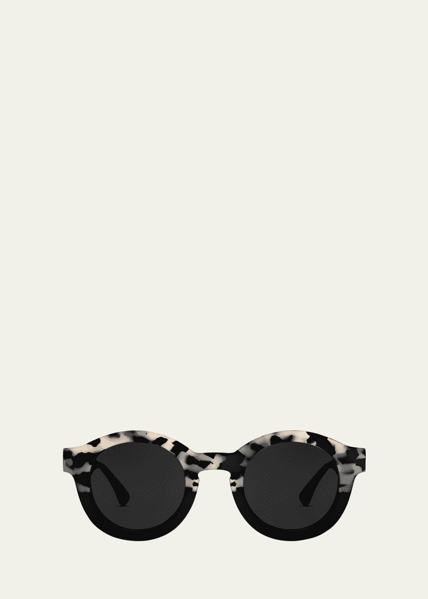 Thierry Lasry Olympy 258 Two Tone Round Sunglasses