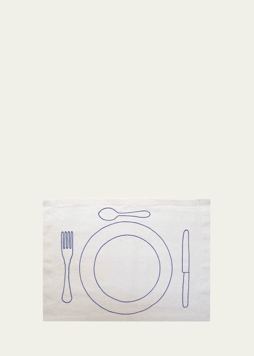 Sarah Espeute Solo Minimaliste Natural Linen Placemat