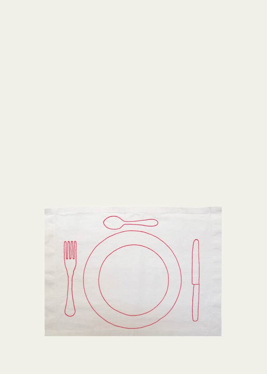 Sarah Espeute Solo Minimaliste Natural Linen Placemat