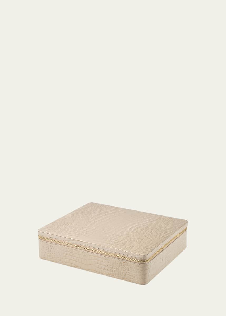 AERIN Enzo Leather Travel Mahjong Set