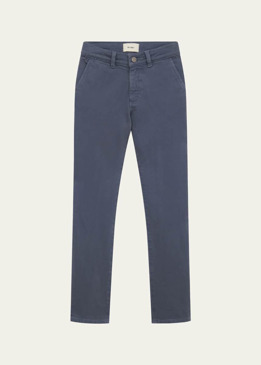 DL1961 Premium Denim Boy's Brady Slim Chino Pants, Size 8-16