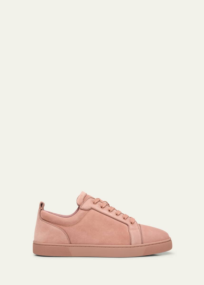 Christian Louboutin Men's Louis Suede Red Sole Sneakers