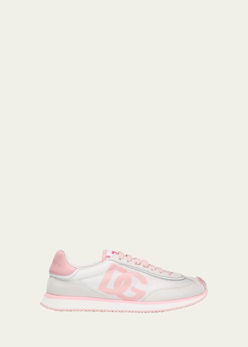 Dolce&Gabbana Mixed-Material DG Cushion Sneakers