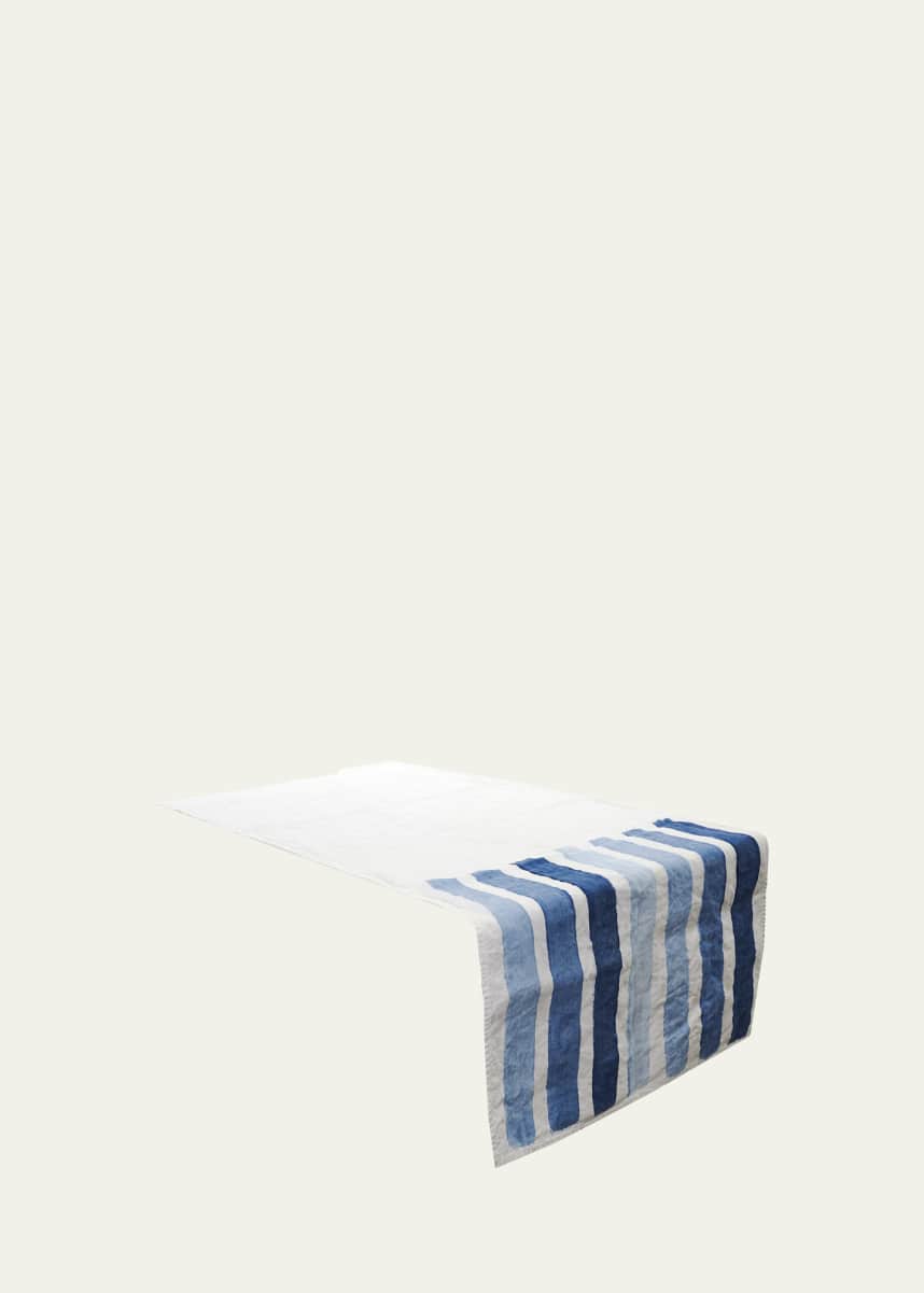 Stamperia Bertozzi Gammacolor Blues Linen Runner