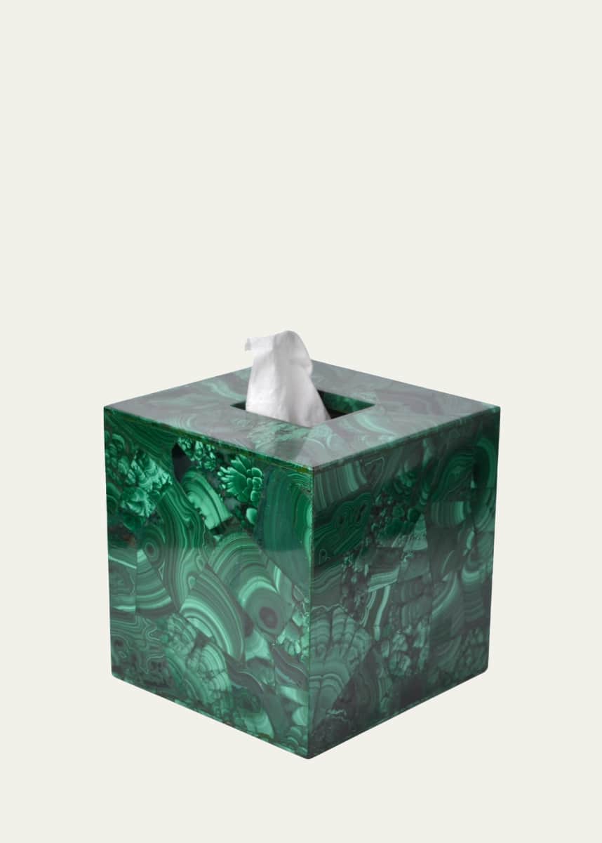 Mike & Ally Malachite Boutique Tissue Box Cover