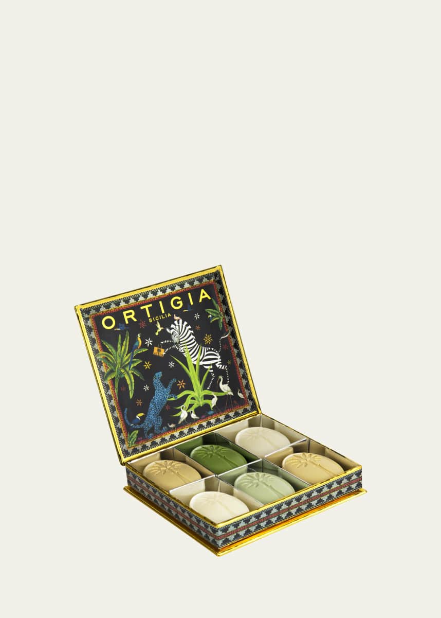 Ortigia Jungle Soap Set, 6 x 0.8 oz.