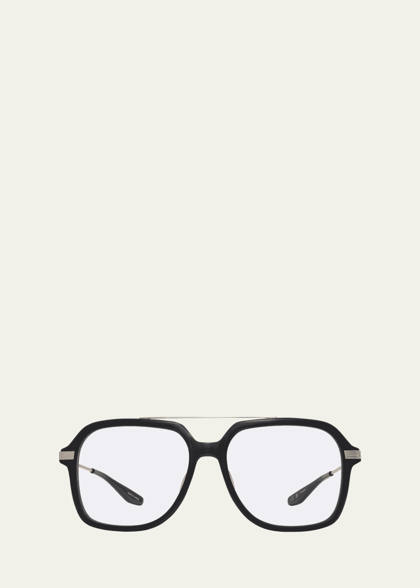 Barton Perreira D.Ellis Zyl & Titanium Square Glasses