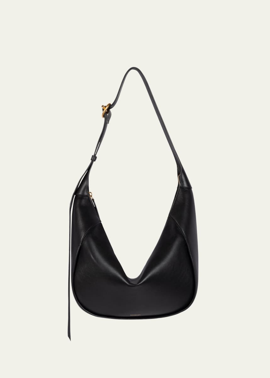 Wandler Maggie Zip Leather Hobo Bag