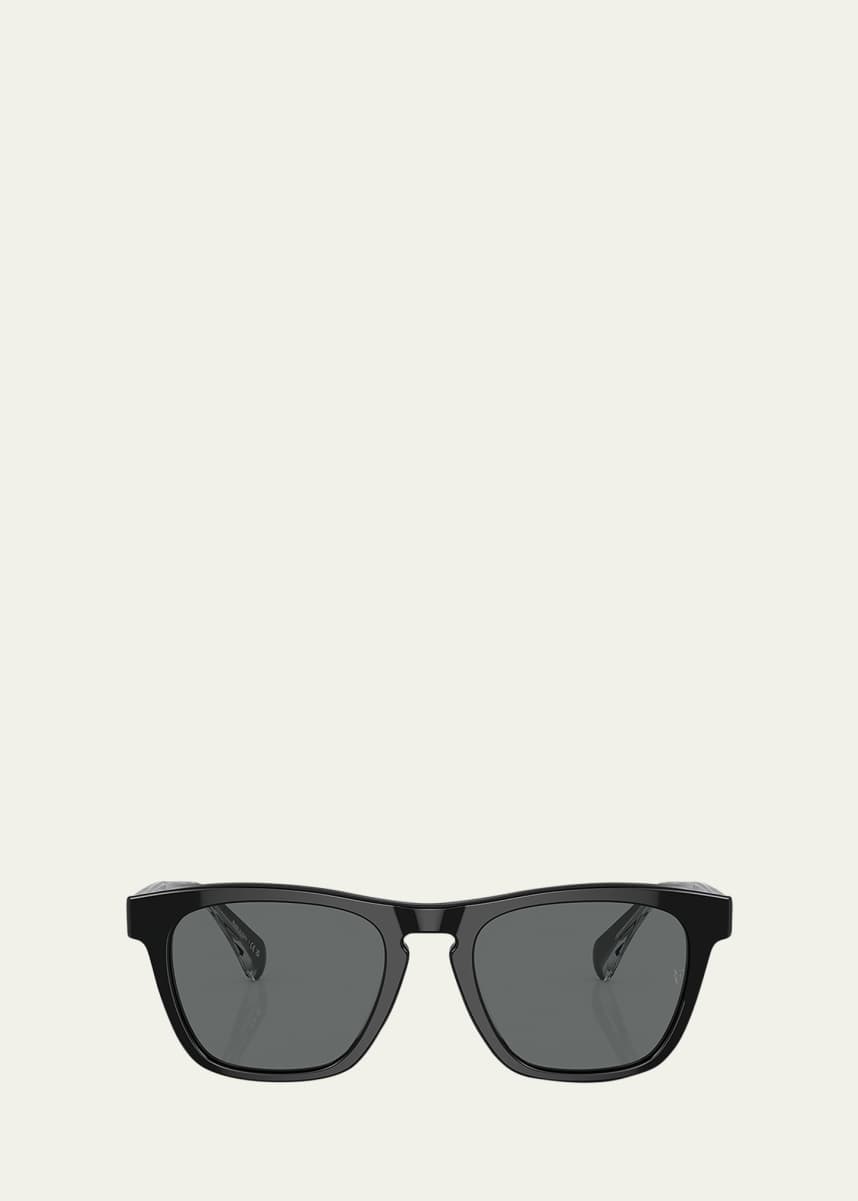 Oliver Peoples x Federer Men's R-3 Polarized Acetate Square Sunglasses
