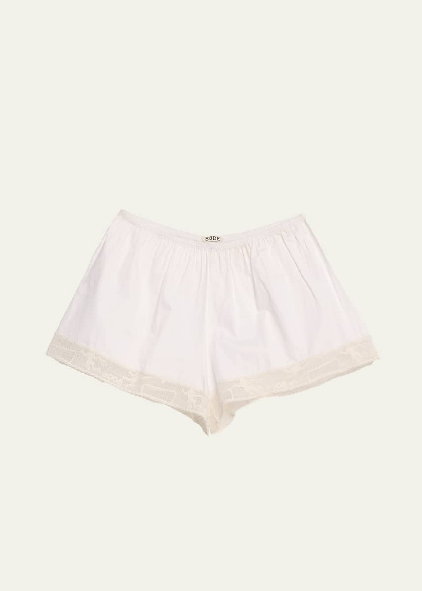 Bode Tennis Lace Shorts