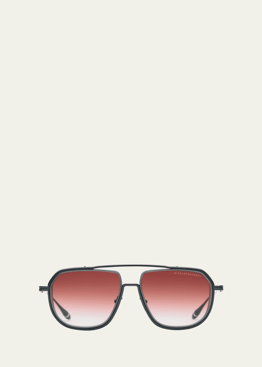Dita Men's Intracraft Titanium Aviator Sunglasses
