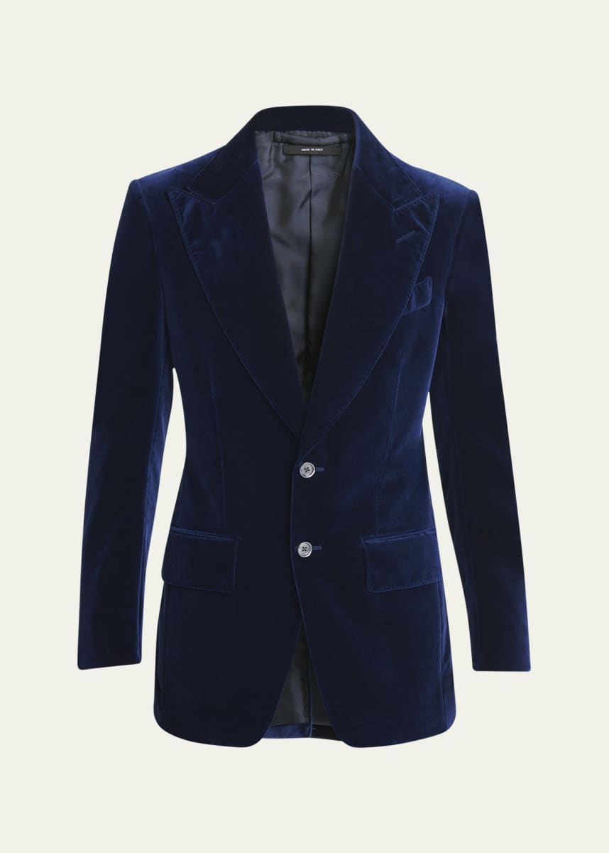 TOM FORD Men's Atticus Velvet Sport Coat