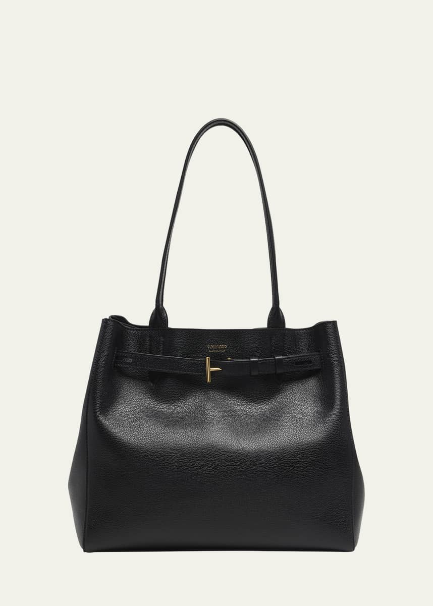 TOM FORD Audrey Medium Tote Bag in Grain Leather