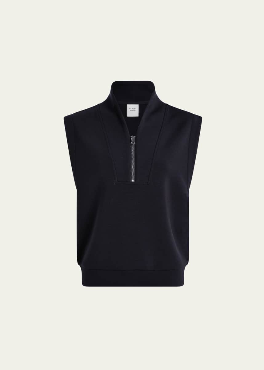 Varley Loretta Half-Zip Sleeveless Sweatshirt