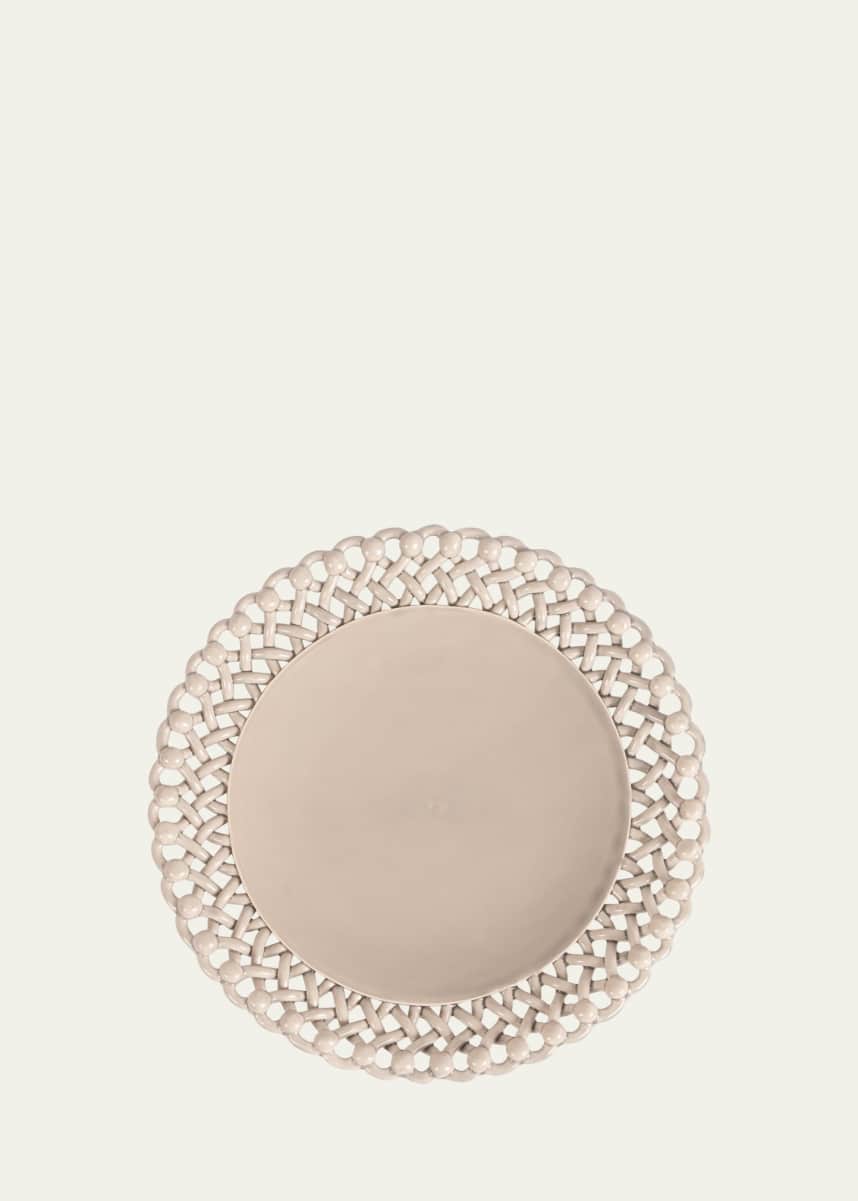 Maison Pichon Uzes Woven Ceramic Plate