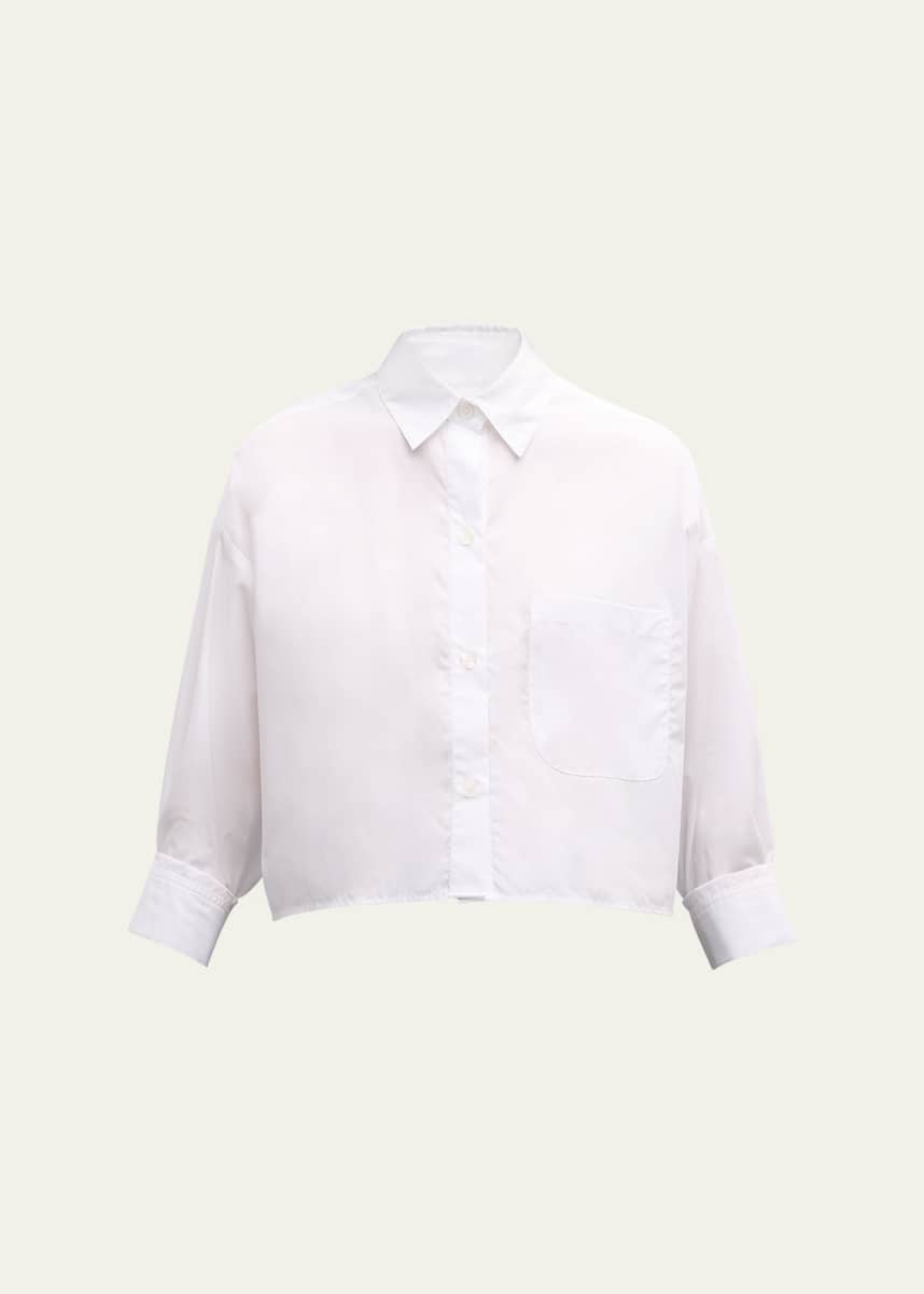 TWP Soon To Be Ex Superfine Cotton Button-Front Shirt