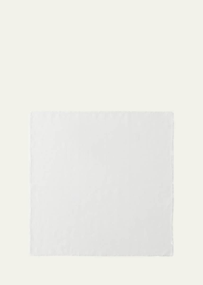 Le Reve d'Anfu White Ruffles Linen Napkin