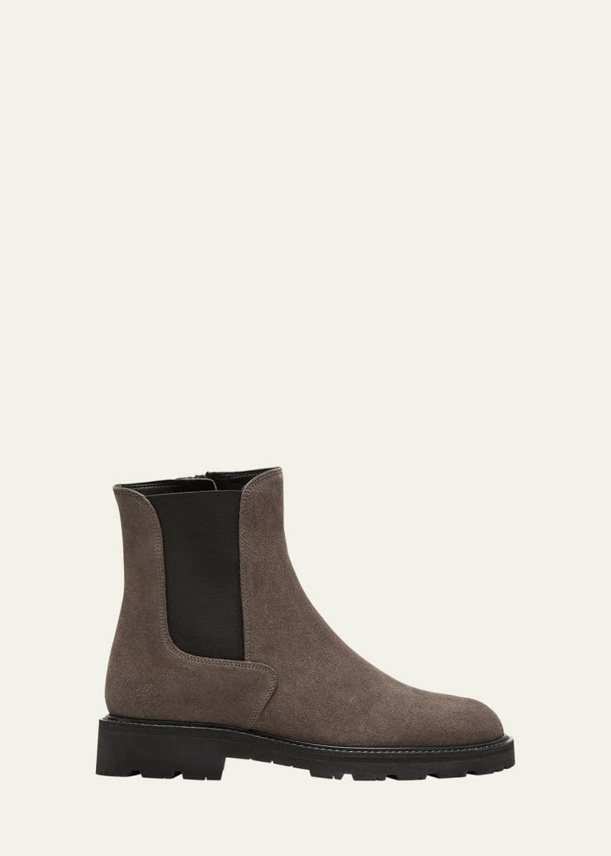La Canadienne Quinn Suede Chelsea Ankle Booties